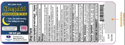 Sleepaid-diphenhydramine HCl Capsule-50 mg-label (Sleepaid Diphenhydramine HCl Capsule 50 mg Label)